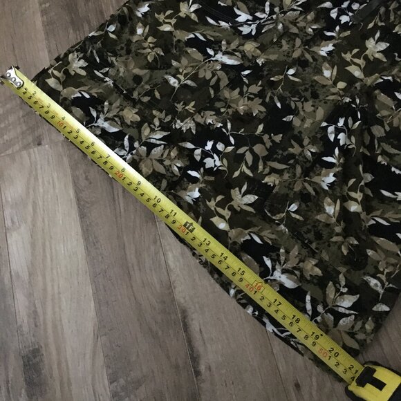 Triple Five Soul NYC Soft Button Down Floral Camo Military Dress - Picture 15 of 16